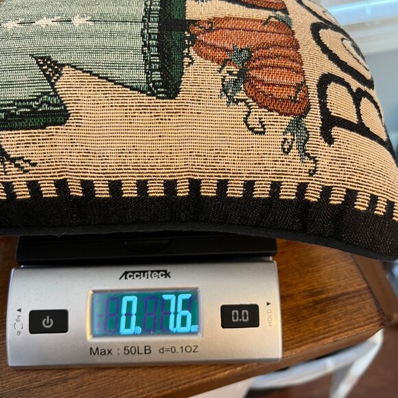 Halloween Scarecrow Decorative Pillow With Pumpkins Cats & Boo Text Design - Picture 8 of 9